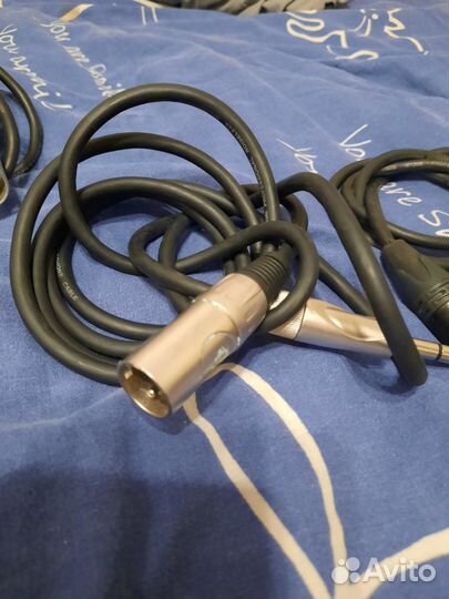 Кабель xlr jack 6.3