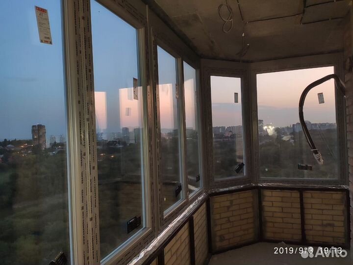 Остекление балконов и лоджий под ключ - выезд