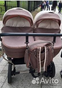 Коляска для двойни indigo