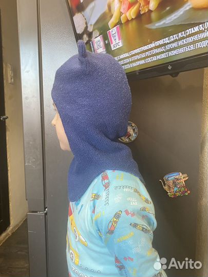 Шапка шлем зимний