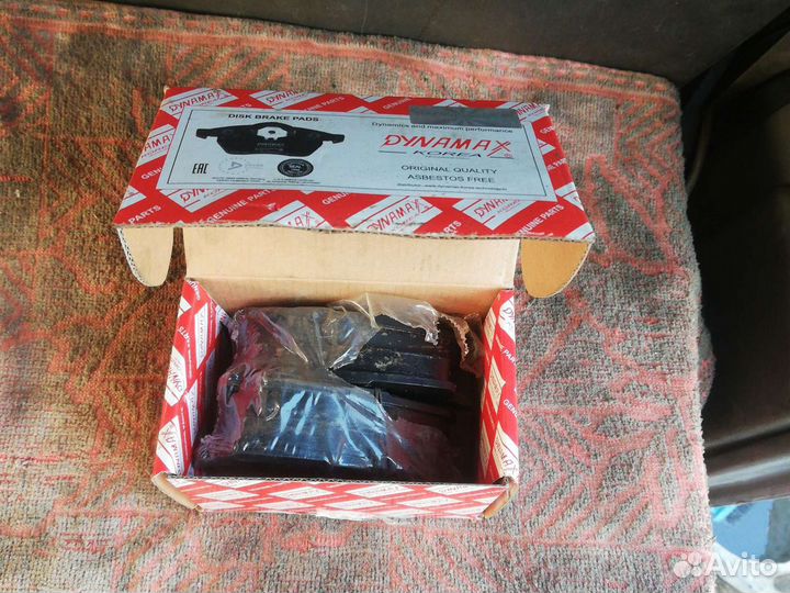 Колодки тормозные задние Вольво S80