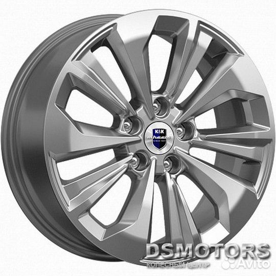 Диски Авиор 7/17 5x114.3 ET40 d67.1 дарк платинум
