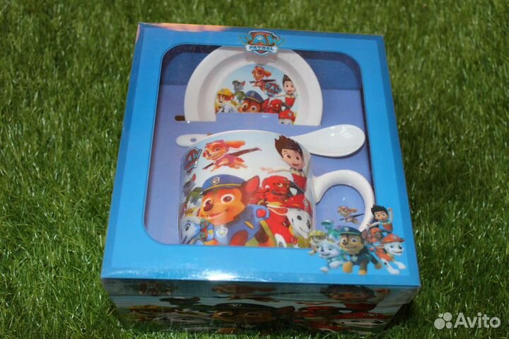 Набор посуды Щенячий патруль новый