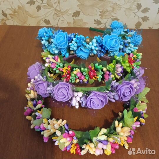 Ободки из цветов