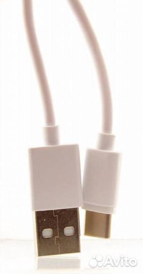 USB Кабель Type-C, 2A, Белый (Пластиковый бокс), 1