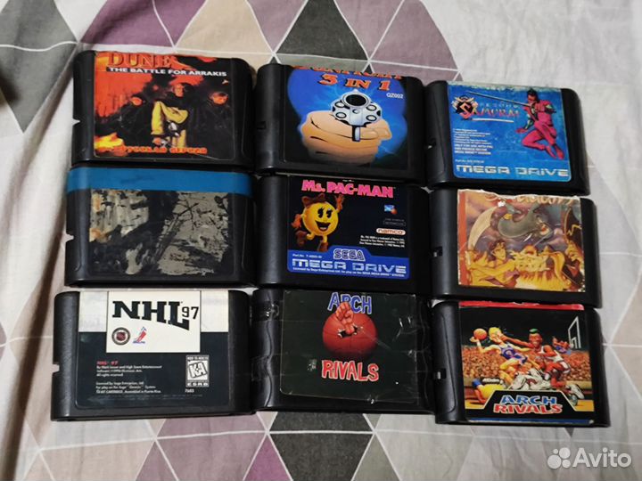 Картриджи sega стародел