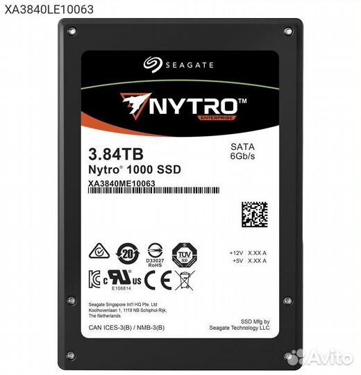 XA3840LE10063, Диск SSD Seagate Nytro 1351 2.5