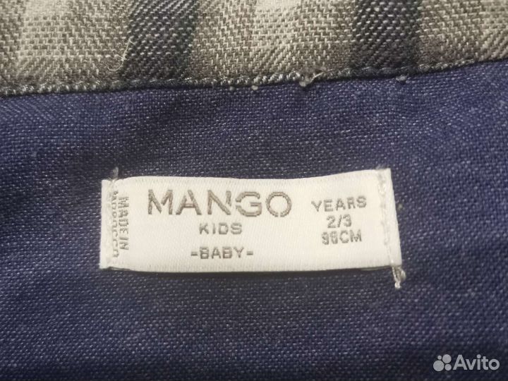 Рубашка на мальчика mango 98 см