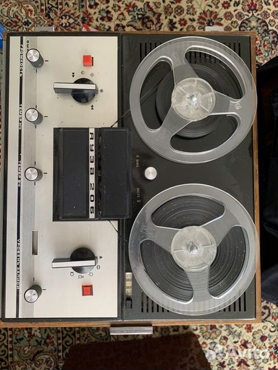 Катушечный магнитофон Яуза 206