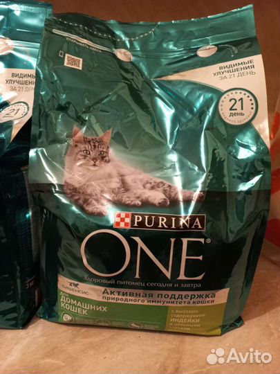 9 кг Purina ONE сухой корм для кошек