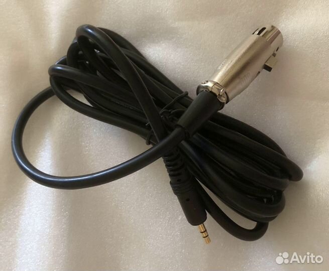 Кабель XLR-Jack 3.5, 2,5 м