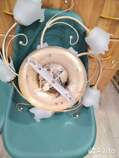 Люстра потолочная бу