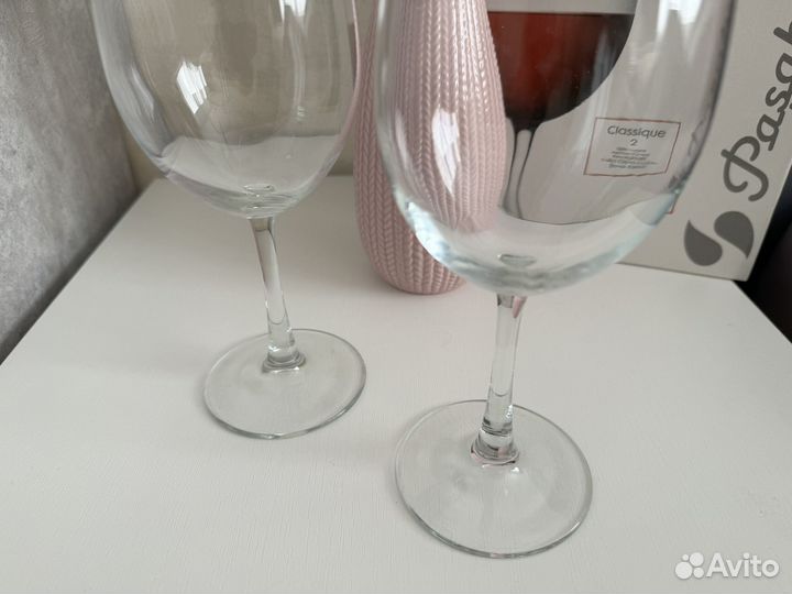Бокалы новые для вина