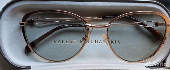 Золотая оправа новая valentin yudashkin