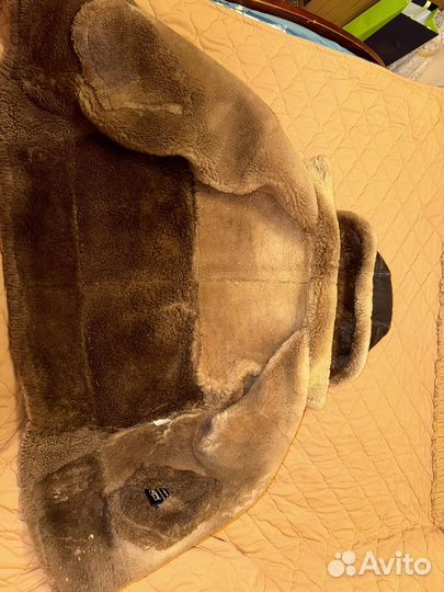 Дубленка авиатор мужская XL натуральная кожа