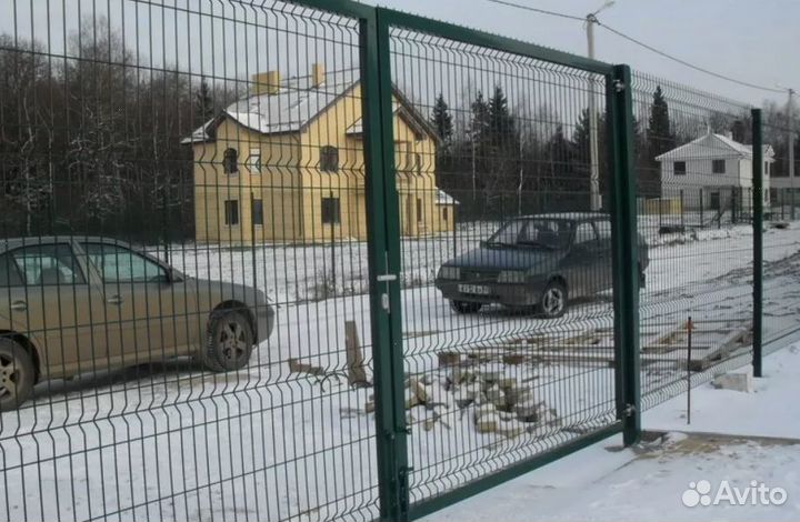 Забор из 3D сетки,ворота, калитки под ключ