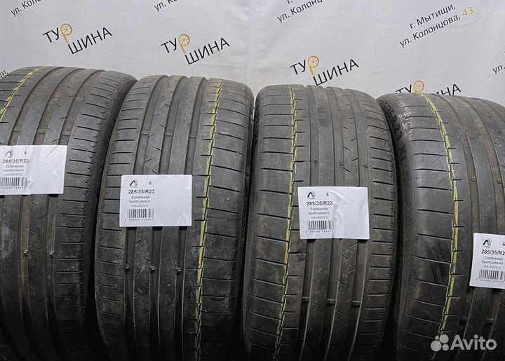 Continental SportContact 6 285/35 R23 94Y