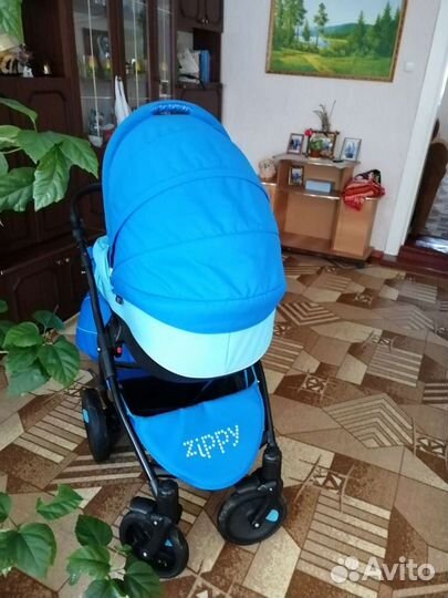 Коляска zippy 2 в 1 плюс автокресло