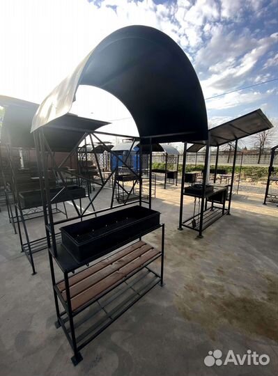 Мангал с крышей\Доставим завтра