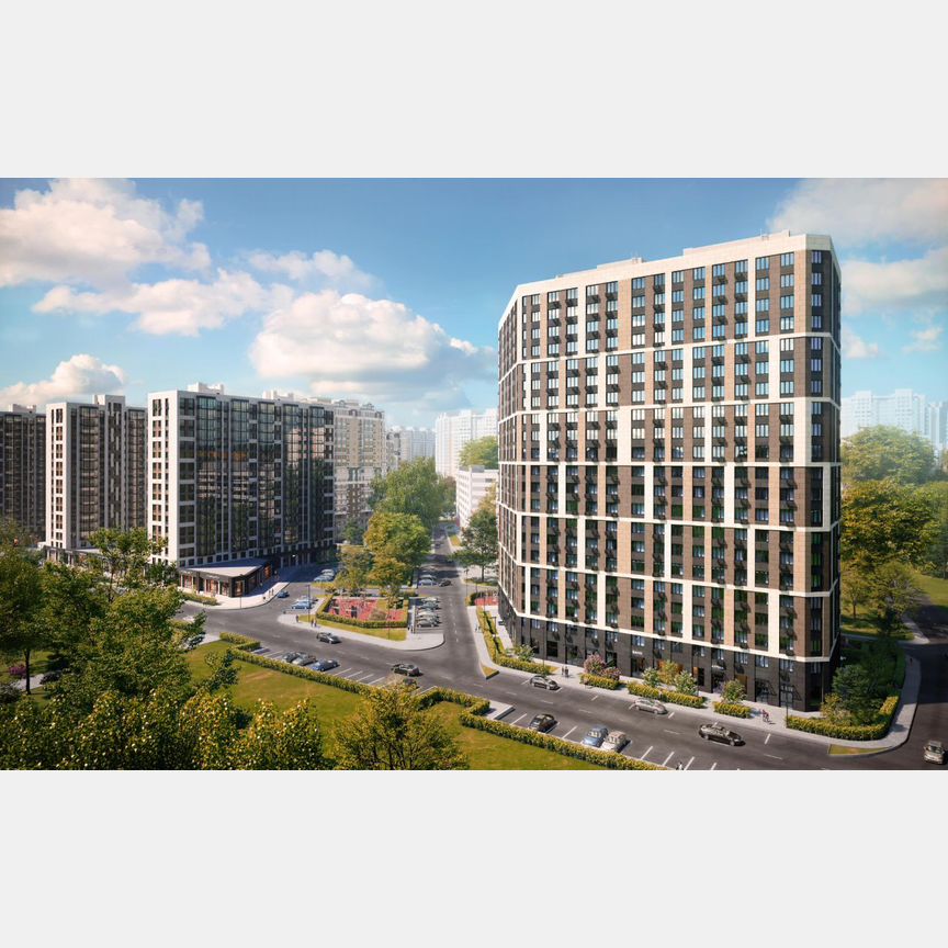 3-к. квартира, 60,5 м², 19/21 эт.