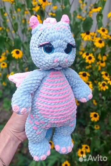 Вязанные игрушки Дракоша