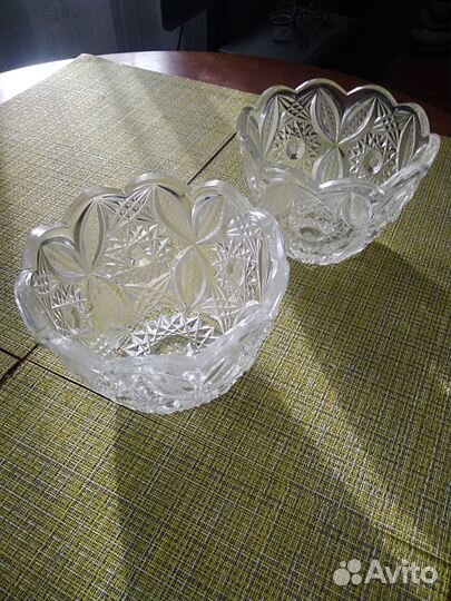 Набор посуды хрусталь и стекло