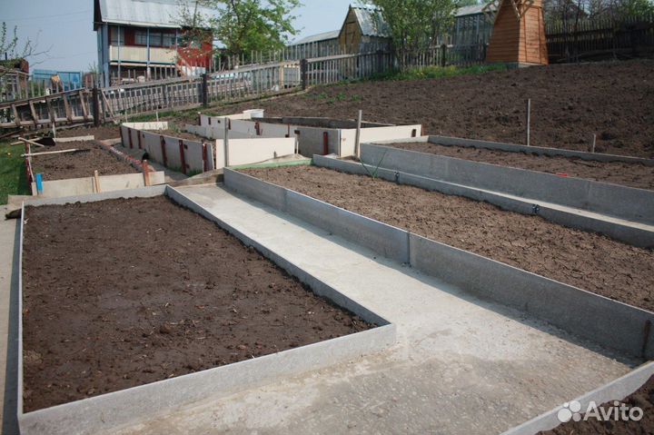 Полосы для грядок из шифера (1500x300x8)