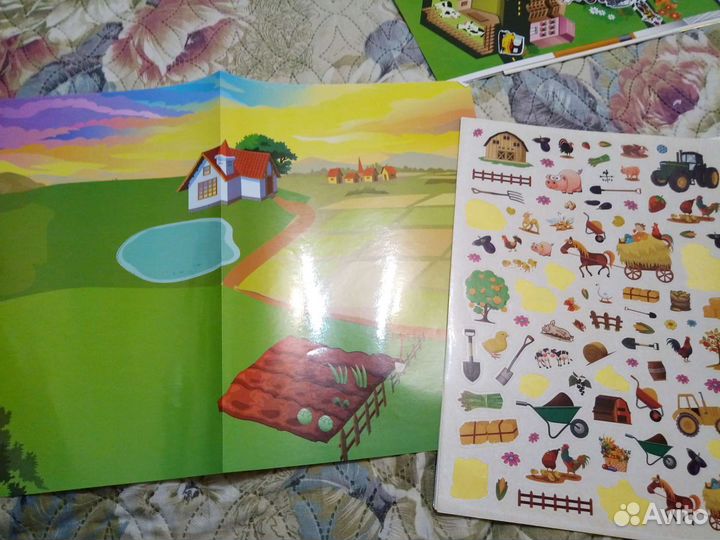 Наклейки бумажные детские