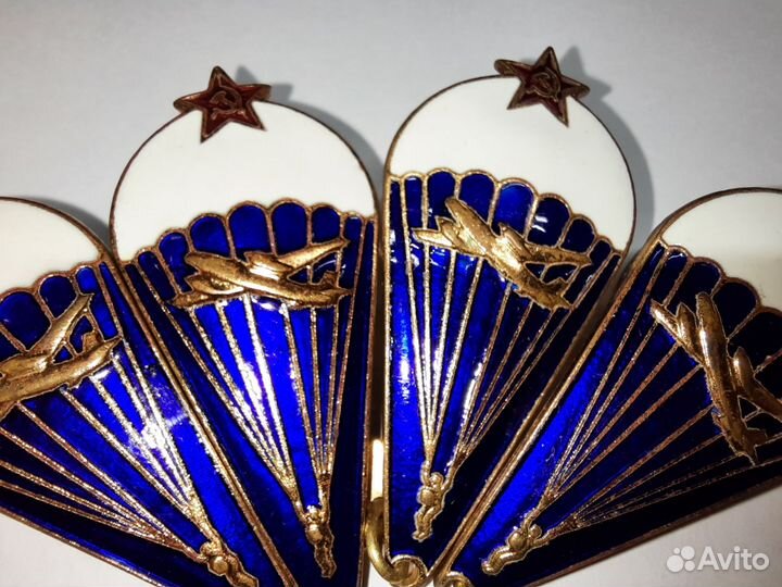 Знак парашютист СССР разовик