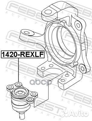 Опора шаровая ssangyong kyron 05-15 1420-rexlf