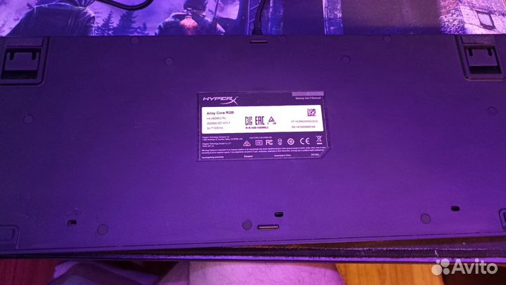 Клавиатура hyperx aloy core RGB