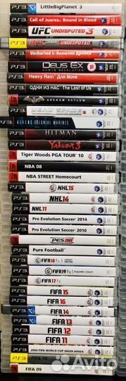 Игры Ps3 - GTA 5, Nhl 15, Fifa 18, Mma
