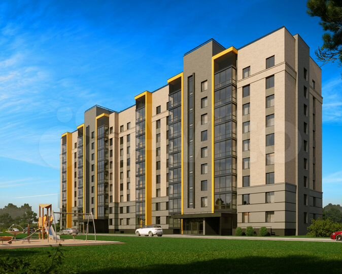 2-к. квартира, 73,9 м², 7/9 эт.