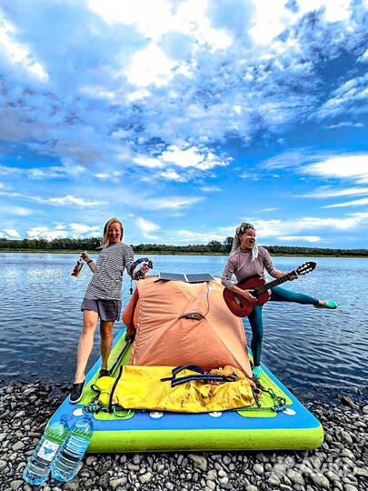 Надувная платформа AirDeck Остров Плот Причал