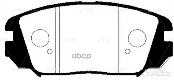 Колодки передние ckkh31 CTR GK0485 hyundai tucs