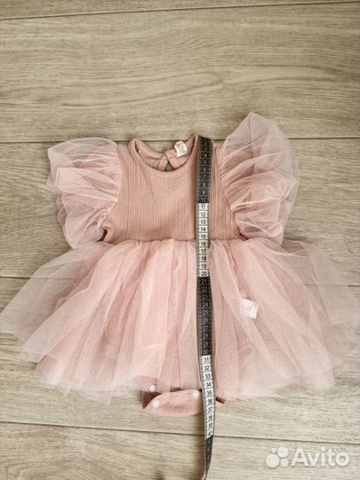 Праздничное платье боди для девочки