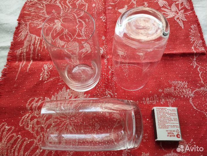 Бокалы для воды (стакан) из хрустального стекла 11