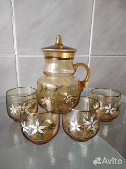 Набор кувшин и стаканы, СССР