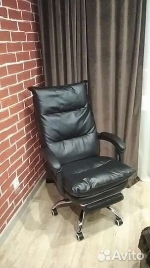 Кожанное кресло новое с бесплатной доставкой