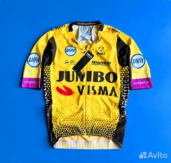 Джерси agu велокоманды Jumbo Visma Made in Italy