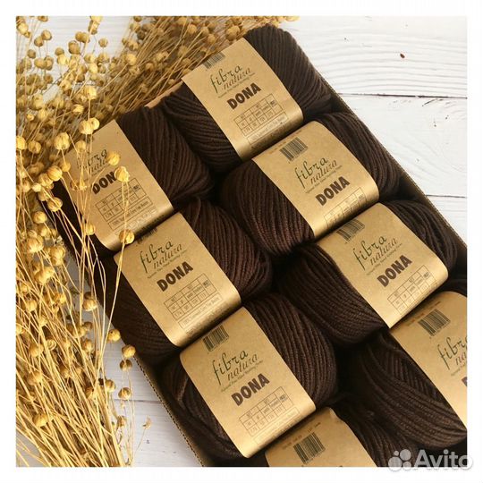 Пряжа Fibranatura Dona 100 шерсть мериноса