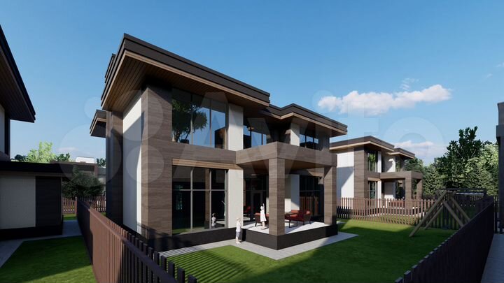 Коттедж 325 м² на участке 6 сот.