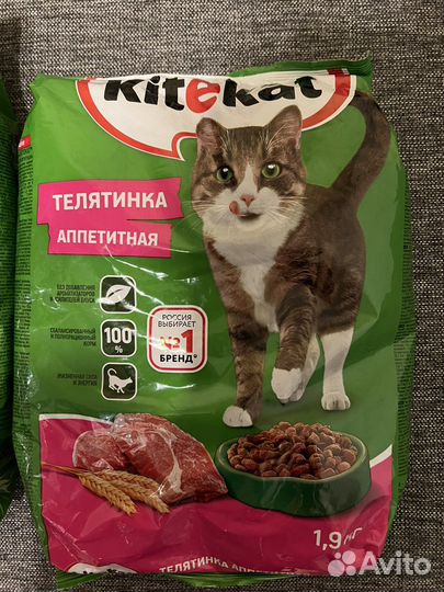 Сухой корм для кошек Kitekat (Китекет) 1,9 кг