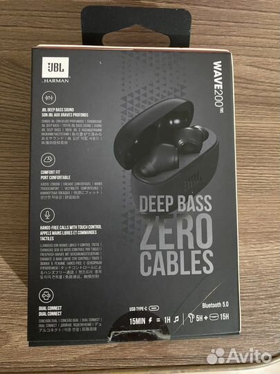 Наушники JBL wave 200 tvs