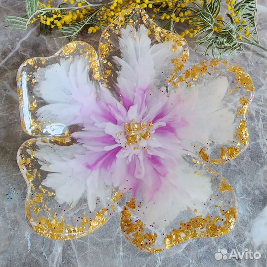 Конфетница, эпоксидная смола,ручная работа