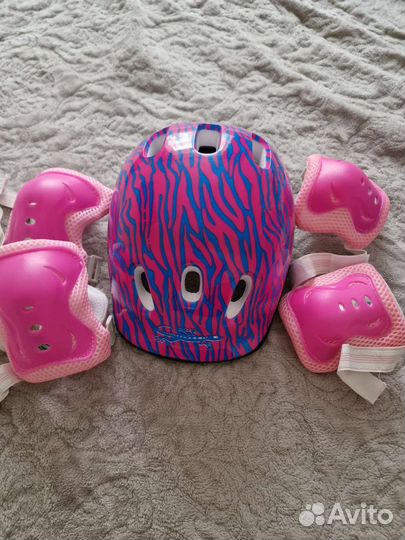 Роликовые коньки детские с защитой