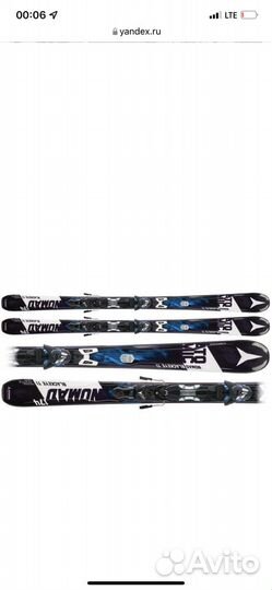 Горные Лыжи atomic nomad 145-160 twintip б/у