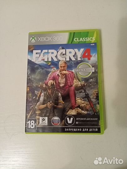Диск far cry4 xbox360