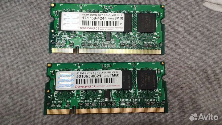 Оперативка на ноутбук ddr2