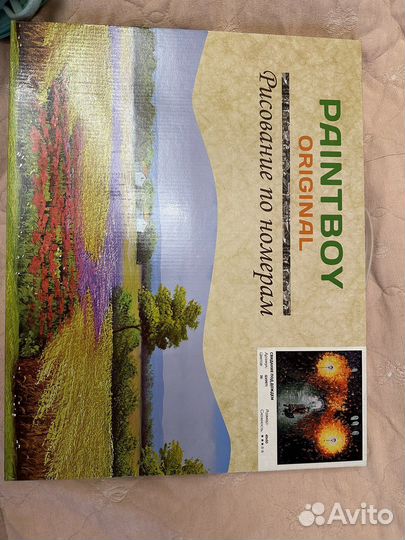 Картина по номерам *Свидание под дождем*